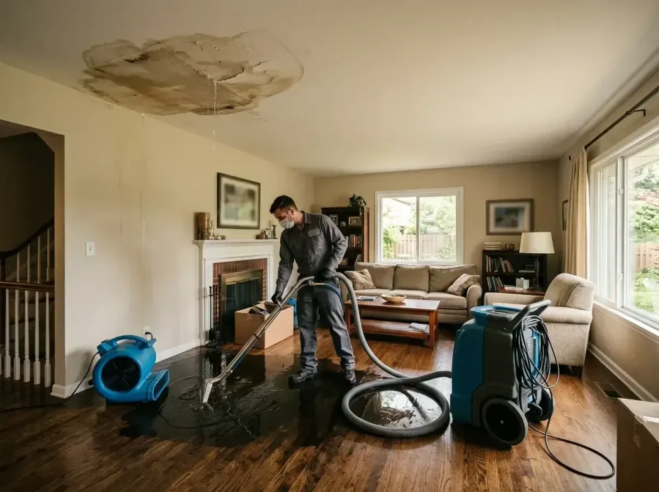 attic-pipe-burst-ceiling-drip-008 — frequently asked questions, Water Damage Restoration & Carpet Care in Northlake, SC